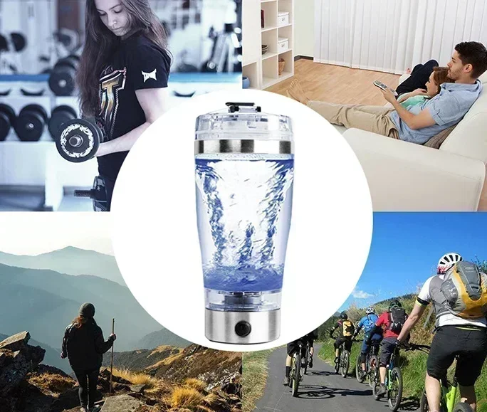 Description Picture 4 of item600ml Electric Protein Shake Stirrer USB Shake Bottle Milk Coffee Blender Kettle Sports and Fitness Charging Electric Shaker Cup