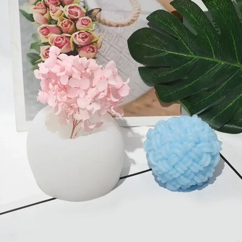 A3PA 에폭시 수제 비누 금형 원사 공 장식 금형 DIY 장식 비누 용융 수지 점토 만들기