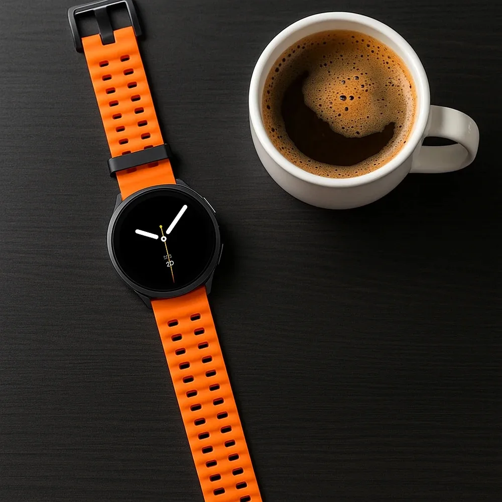 Premium Silicone Watchband for Samsung Galaxy Watch - Marine Blue