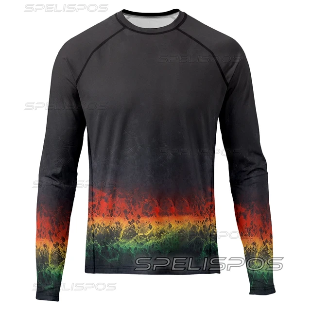 SPELISPOS Fishing Shirt Men's Long Sleeve Fishing Jersey