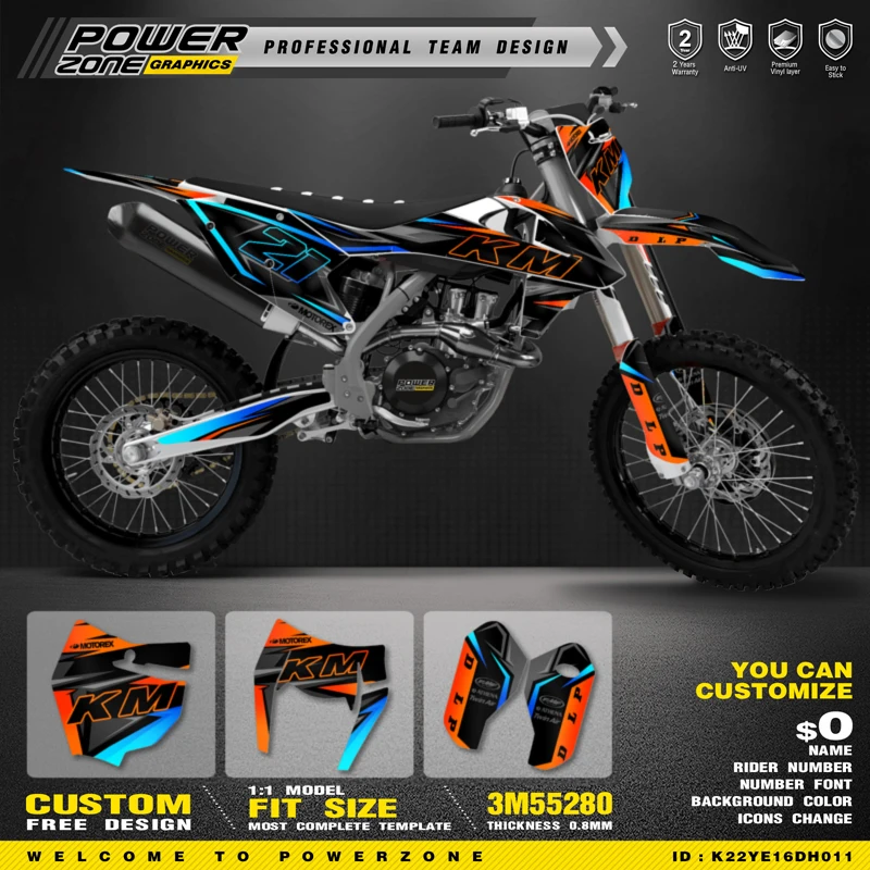 PowerZone Ŀ  ׷  Į ƼĿ ŰƮ, KTM SX SXF MX 16-18 EXC XCW  17-19 125 500cc 116