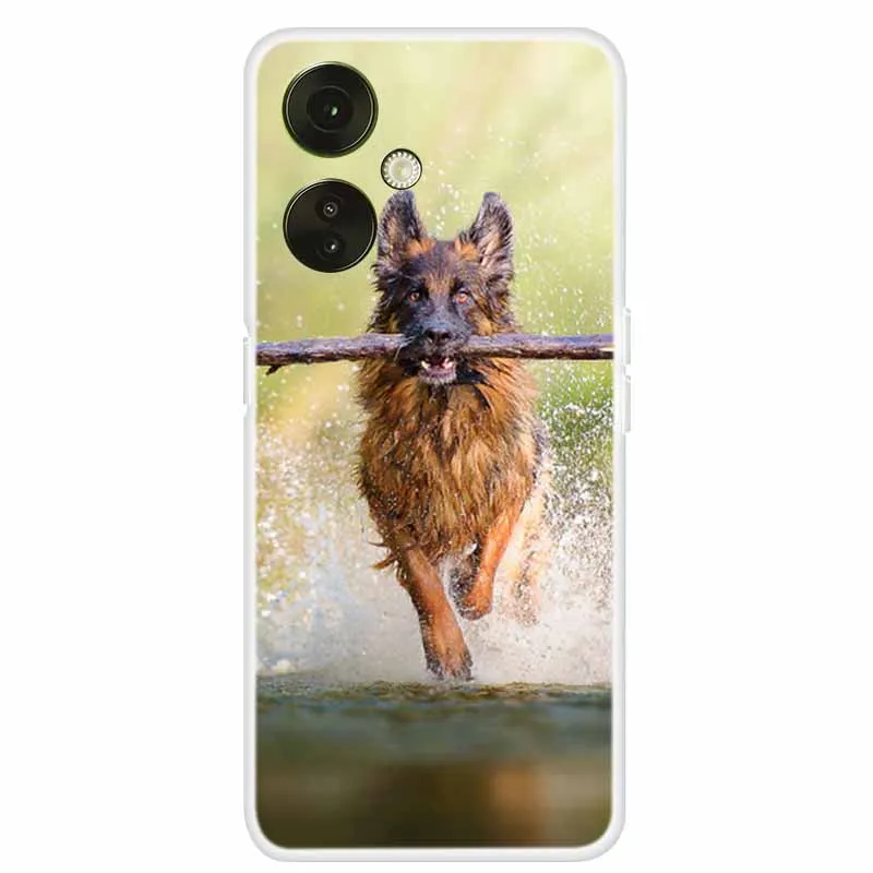 Clear TPU Soft Silicone Phone Case with Adorable Cats Design for OnePlus Nord CE 3 Lite 5G