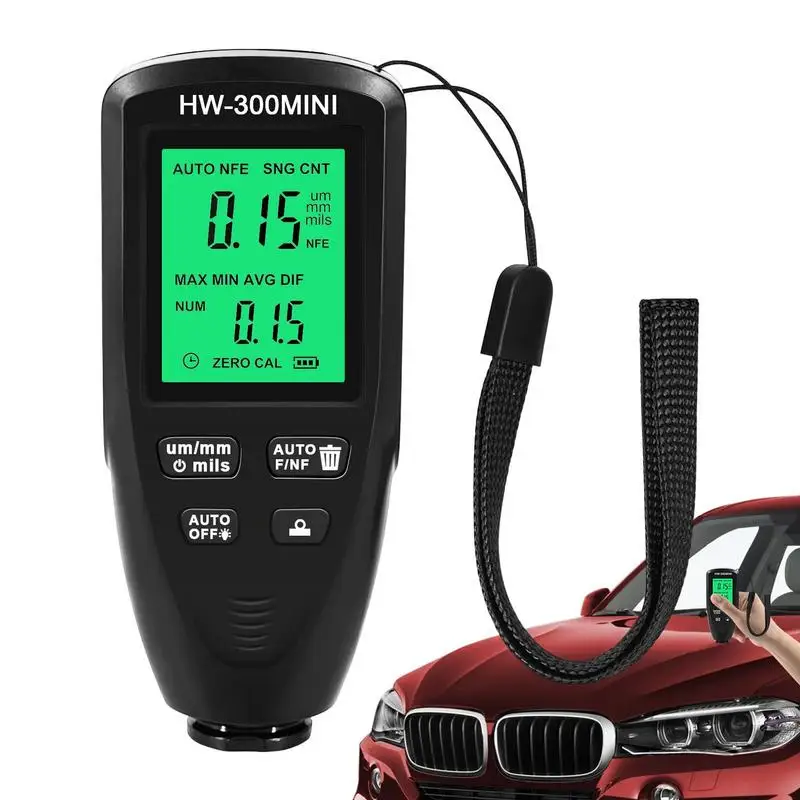 PaintThicknessGaugeDigitalMeterCarCoatingThicknessTester