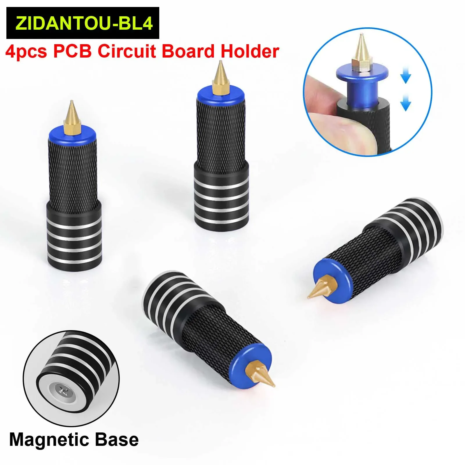 Circuit Board Fixture 4 PCB Circuit Board Holder with Strong Magnetic Base for Soldering Repair Modeling DIY Jewelry and Hobbies