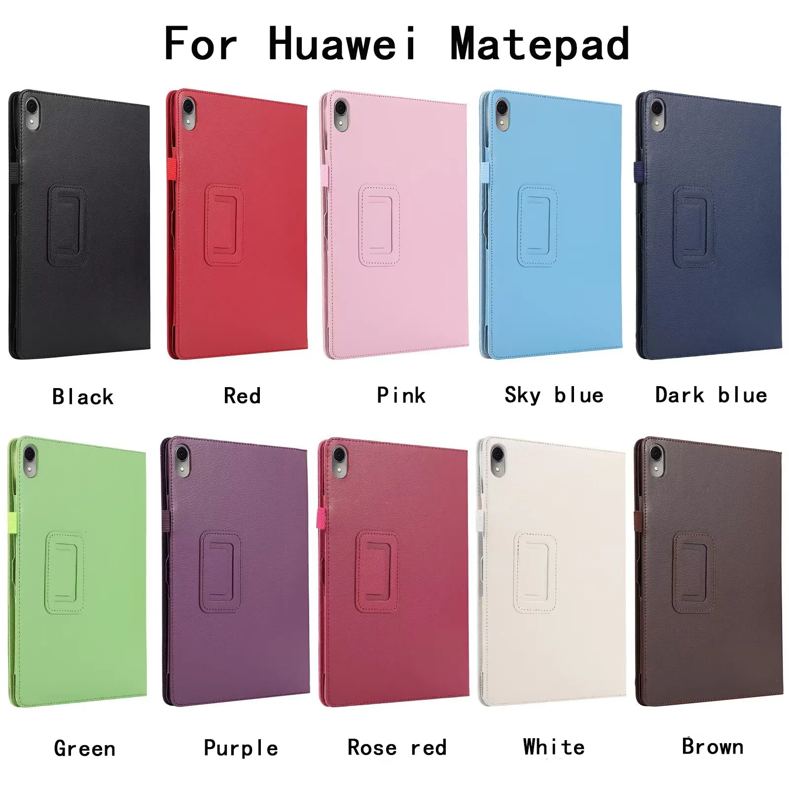 Premium Flip PU Leather Tablet Case with Stand and Holder – Sleek Protective Cover