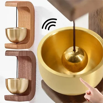 Vintage Wooden Magnetic Doorbell Chime 1