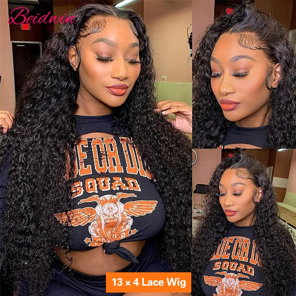 Curly Lace Front Human Hair Wig 13X4 13X6 Frontal Glueless Preplucked lace frontal wig,human hair wigs