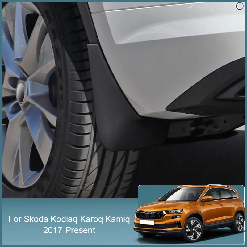 

4 шт., Детские брызговики для Skoda Kodiaq Karoq Kamiq 2017