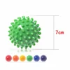 7cm Fitness Physiotherapy PVC Ball Hard Spiked Massage Ball Relieve Plantar Fasciitis Portable Equipment Body Building Sports 2