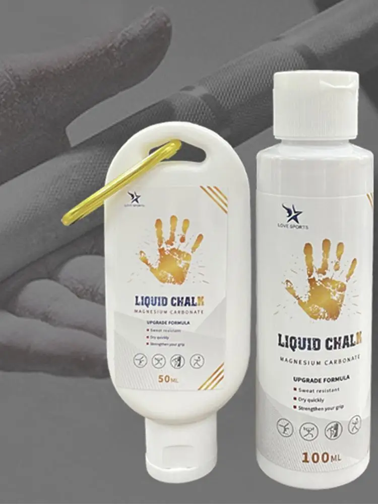 Liquid chalk for weightlifting