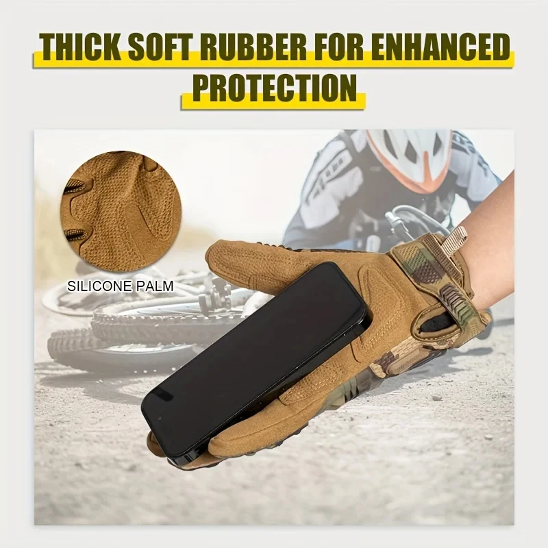 Hunting Tactical Gloves Full Finger Gloves Touch Screen Non-slip Gloves Sports Cycling Hiking fishing Outdoor Equipment for Men 5