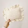 New Nordic Style Baby Small Pillow Cotton Washable Newborn Bedding Muslin Removable Kids Cushion 5