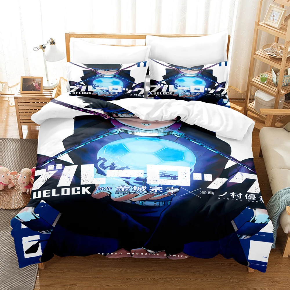 Blue Lock Bedding Set Hot Anime Duvet Cover Set King Queen Twin Double Size Comforter Cover Set For Teens and Boys Anime Lover S5dbc0e6f14ba4ce98e41f1db2fc063d3I