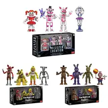 4pcs/set Game Five Nights at Freddy Character Cute PVC Action Figure Model Toys