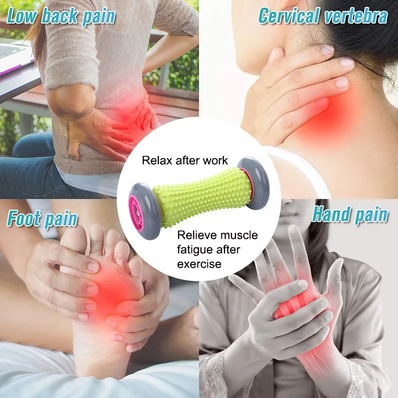 Foot Massager Roller Massage For Relief Plantar Fasciitis Heel Arch Pain Reflexology Therapy Deep Tissue Trigger Point Recovery