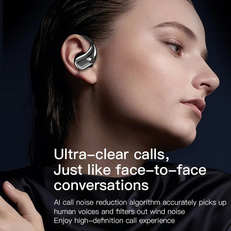 Wireless Bluetooth Earphone Headphones Outdoor Sport Headset 5.4 With Charging Bin Display Touch Control Earbuds for Music 3