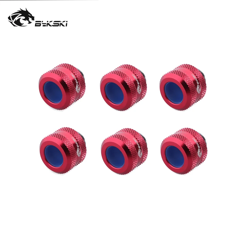 Bykski Peças Lote Od12 mm Od14 mm Od16 mm Reforçada Anti-off Mão de Borracha Encaixe de Compressão de Cobre g1 Uso para Hard Rigidez do Tubo - Imagem 4