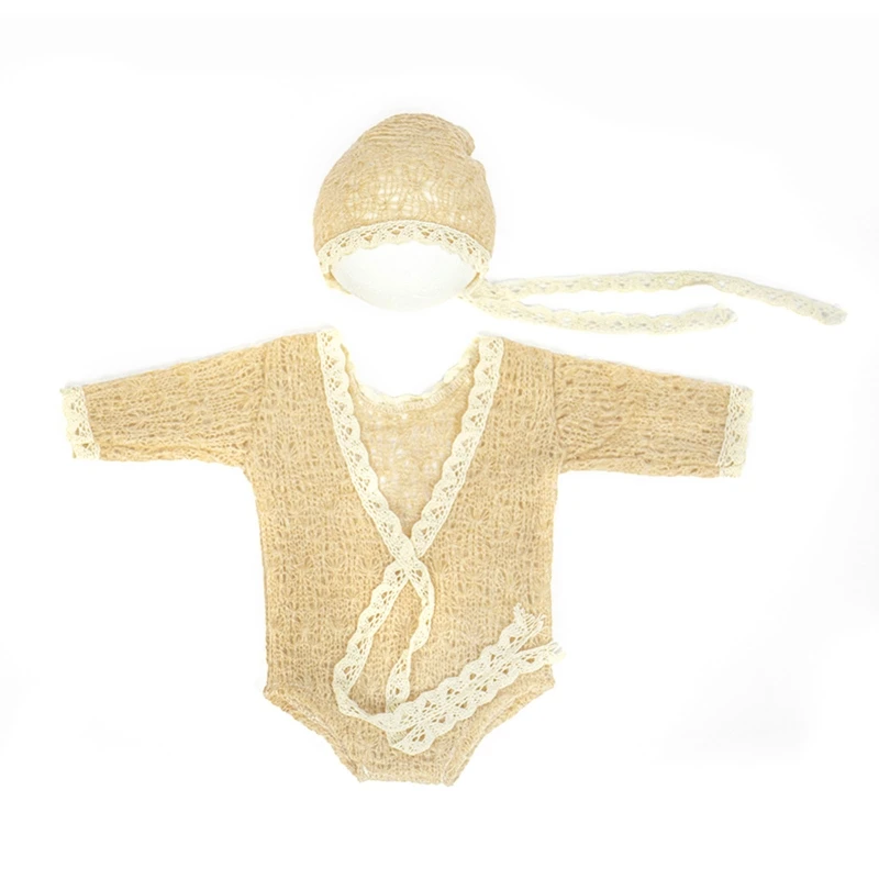 

Infant Photography Props Outfit Photo Clothes Universal Size for Baby Girl Boy Shower Birthday Party Props 2Pcs