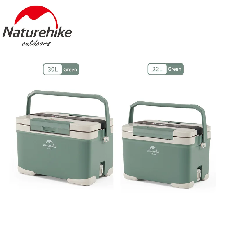 

Складная коробка Naturehike из полипропилена для кемпинга на открытом воздухе, 22 л/30 л, коробка для холодного хранения еды, вместительные дорожные аксессуары для пикника, Подарочный мешок для льда