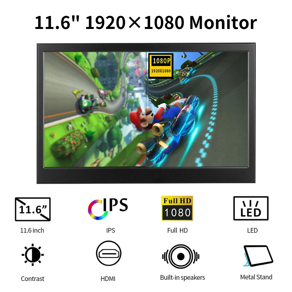 ޴ PC , 11.6 ġ IPS г, HDMI VGA Ʈ,  ̸ , PS4 xbox ø  ġ ̹ ƮϿ