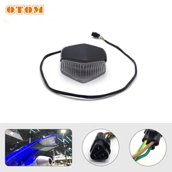 OTOM Motorcycle 2023 Tail Light Rear Fender LED Taillight Assembly Brake Warning License Plate Lamp For YAMAHA WR250F WR450F WR