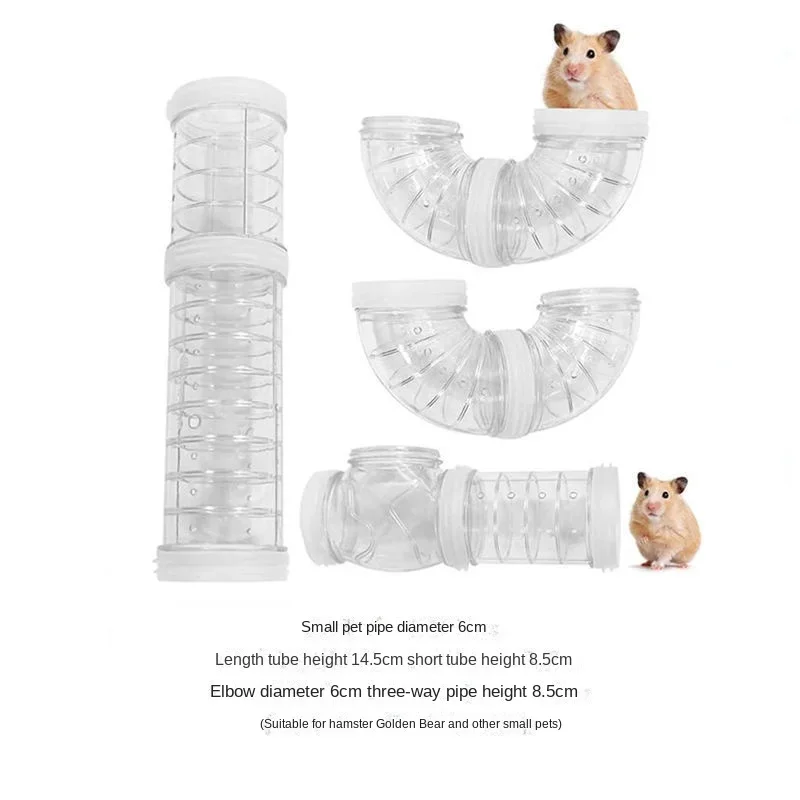 Hamster Toy Guinea Pig Tunnel Rodent Training Channel Durable DIY Splicing Maze Tube External Pipeline for Small Animal small pet tunnel hamster cage tunnel hamster toy maze