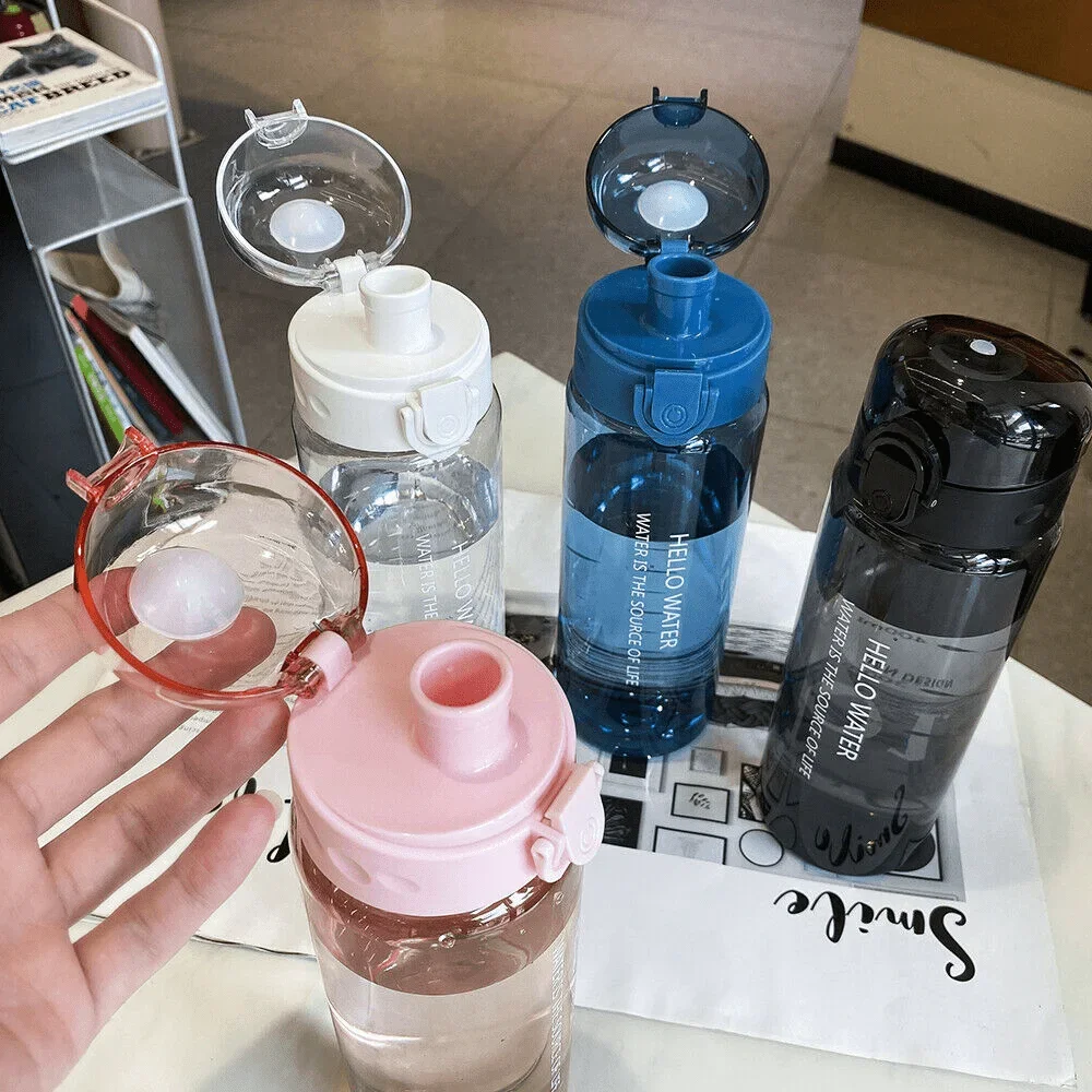 780Ml Water Bottle Bounce Cover Leak Proof Sports Drinkware Strap Reusable Portable For Kid Women Fitness Gift water bottle,sports water bottle,sports bottle