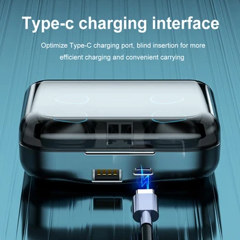 Wireless Headphones Noise Reduction Couple Earbuds with Microphone Bluetooth-Compatible 5.1 9D Four Headset for Double People 5