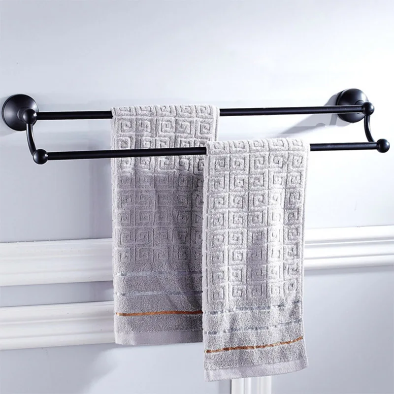 Black Brass Bathroom Accessories Hardware Set Towel Bar Rail Rack Toilet Paper Holder Toilet Brush Shower Soap Dish Holder