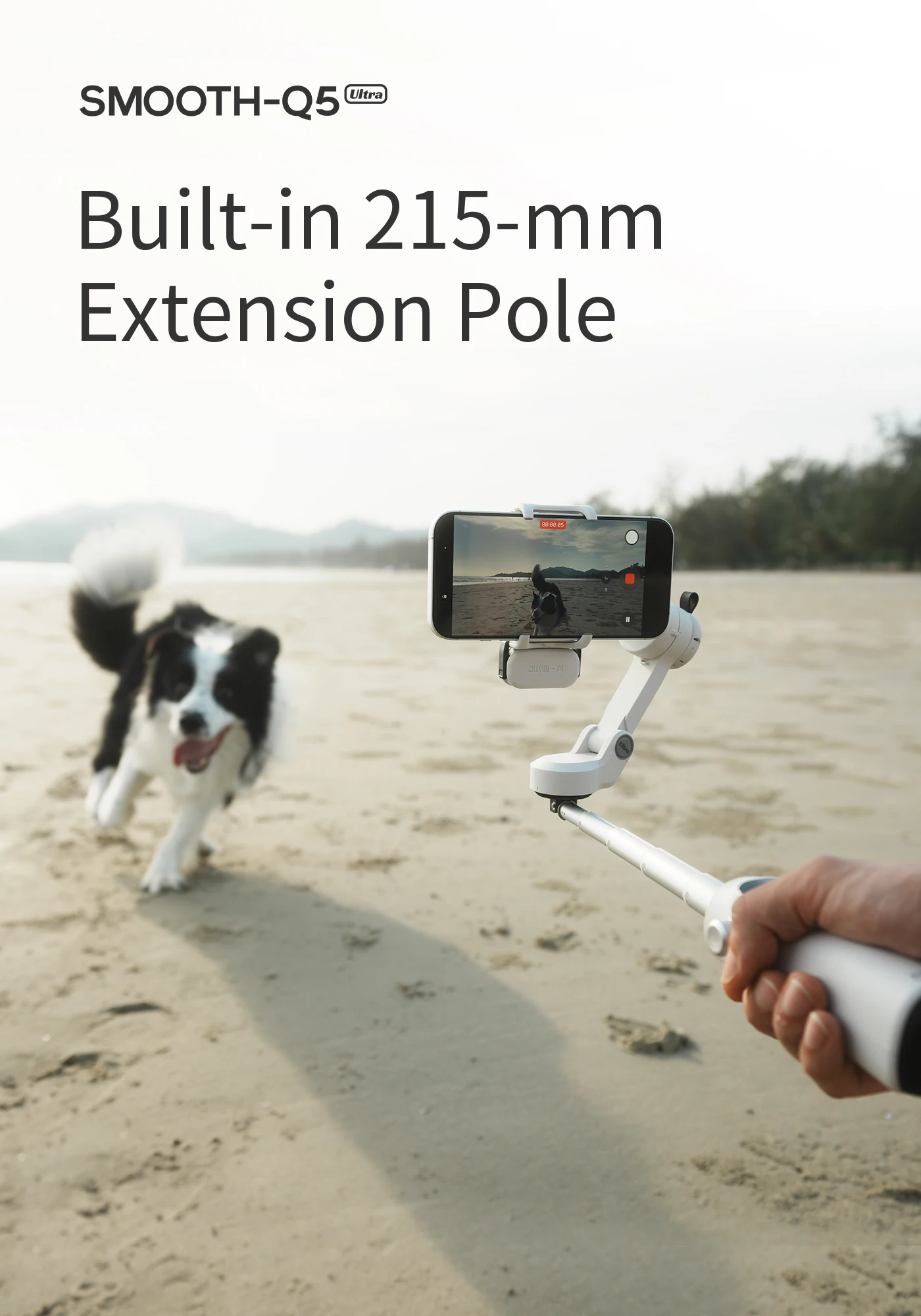 SMOOTH Q5 Ultra All-Round AI Tracking Smartphone Gimbal For Photography,With Tri
