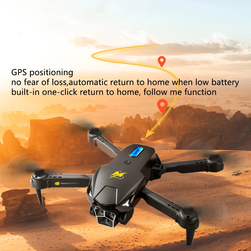 Lenovo M3 Optical Flow Positioning Drone Three-Camera 8K Aerial Photography Aircraft Four-Way Obstacle Avoidance 8000m GPS Drone