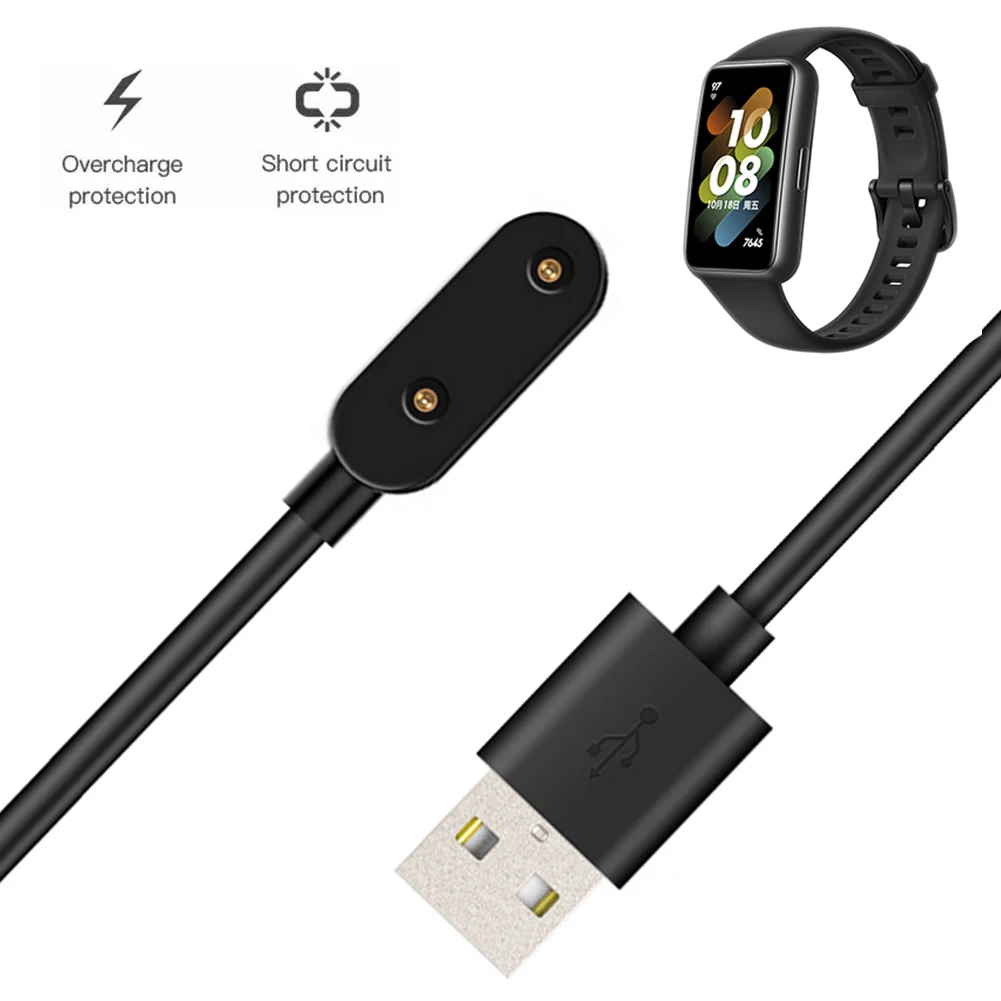 USB Magnetic Charging Cable 1M Smartwatch Fast Charging Cable Charger Adapter Charge Cord for Huawei Band 7/Honor Band 6/6 Pro