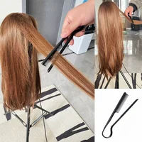 Peigne en V pour cheveux, coiffure, finition, lissage, attelle, outil de coiffure, clip spécial pour perruques 6