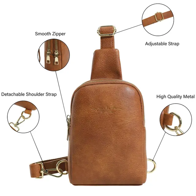 New Arrival Small Crossbody Sling Bag for Women Men Travel Purses Anti Theft Cross Body Bag for Woman Fanny Packs Sport  Bag 3