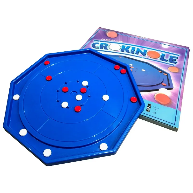 Board Game Plastic Children's Stress Relief Puzzle Toy Canada Chess Intelligence Decompression and Entertainment Crokinole