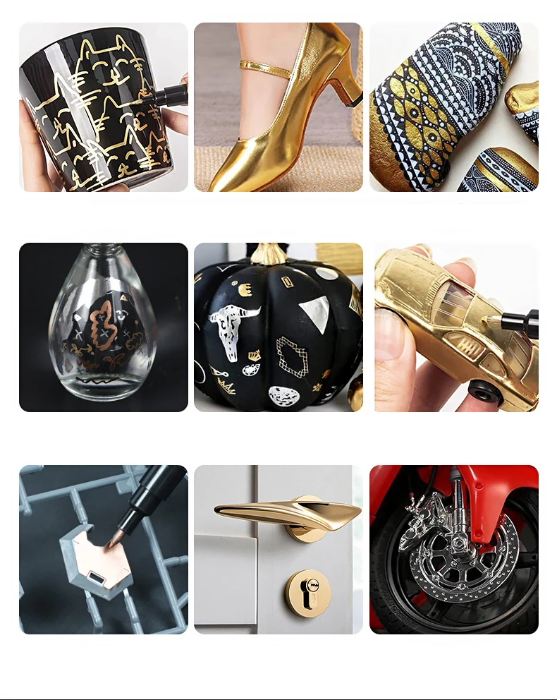 1-7Pcs-Chrome-Mirror-Marker-Silver-Marker-Liquid-Pen-for-Cards-Posters-Rock-Mugs-Ceramic-Glass.jpg 1/7Db Chrome Tükör Jelölő Ezüst Folyékony Toll Kártyákhoz, Plakátokhoz, Kőzetek, Kerámia, Üveg, Fém Kézműves Festéktollhoz - Image 4