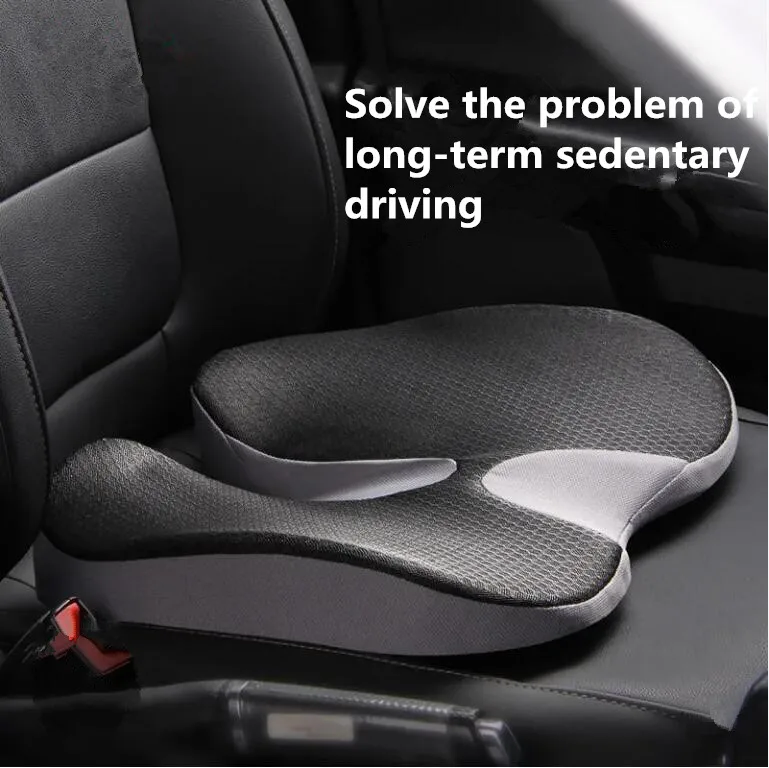 Car Seat Cushion For Car Seat Driver- Memory Foam Car Seat Cushions For  Driving - Low Back & Tailbone Pain Relief Car Seat Pad (Black)