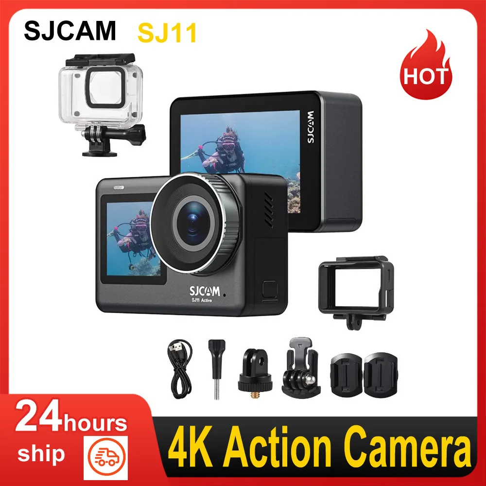 SJCAM-SJ11-Active-Action-Camera-Portable-Mini-Camera-4K-Ultra-HD-20MP ...