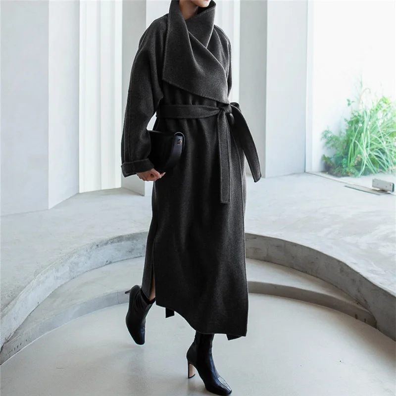 New Women Clothing Wool Coat Luxury Wool Coat Autumn Long Luxury