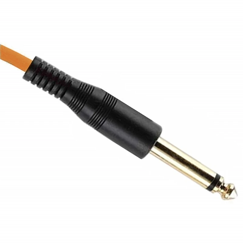 Clip Cord 1.8m Professional Cord Wire Power Supply Hook Line 5.9ft 6.35mm to RCA Male For Tattoo Machines