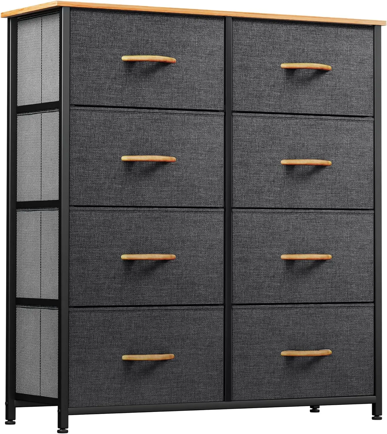 

Dresser with 8 Drawers - Fabric Storage Tower, Organizer Unit for Bedroom, Living Room, Hallway, Closets & Nursery - Sturdy Stee