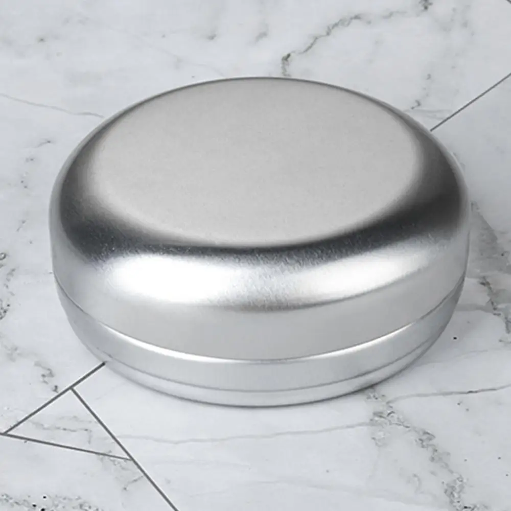 Description Picture 2 of itemSoap Dish With Lid Aluminum Round 2PCS Travel Soap Container Sturdy Bathroom Soap Holder For Camp Travel Gym Hiking Soap Holder