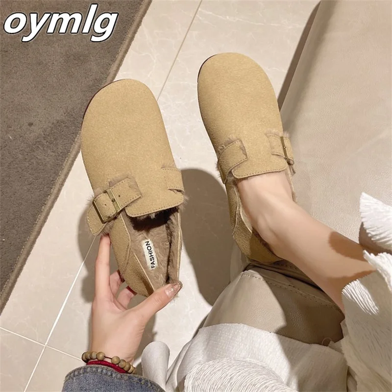 Fashionable Doudou Shoes for Women 2023 New Home Flat Bottom Casual Lightweight Anti slip One Step Single Shoe for Women