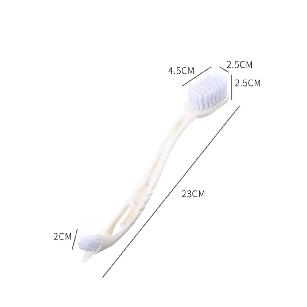 Long-handled Shoe Brush Double-headed Shoe Cleaning Brush Clothes Cleaning Brush for Home White Shoes Sneakers Boot Cleaner 6