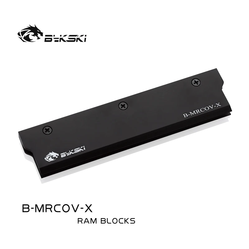 Bykski Ram Uso Bloco de Resfriamento Água para Duplo ou Canais Peças Pcs Ram pc Radiador de Cobre com Capa de Metal Armadura B-ram-d4-x - Imagem 3