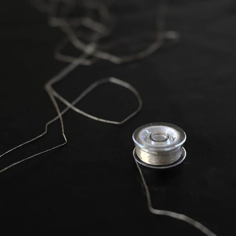 Silver Fiber Conductive Touch Screen Sewing Thread Space Suit Electrostatic Clothing 18% Silver Conductive Sewing Thread silver conductive sewing thread