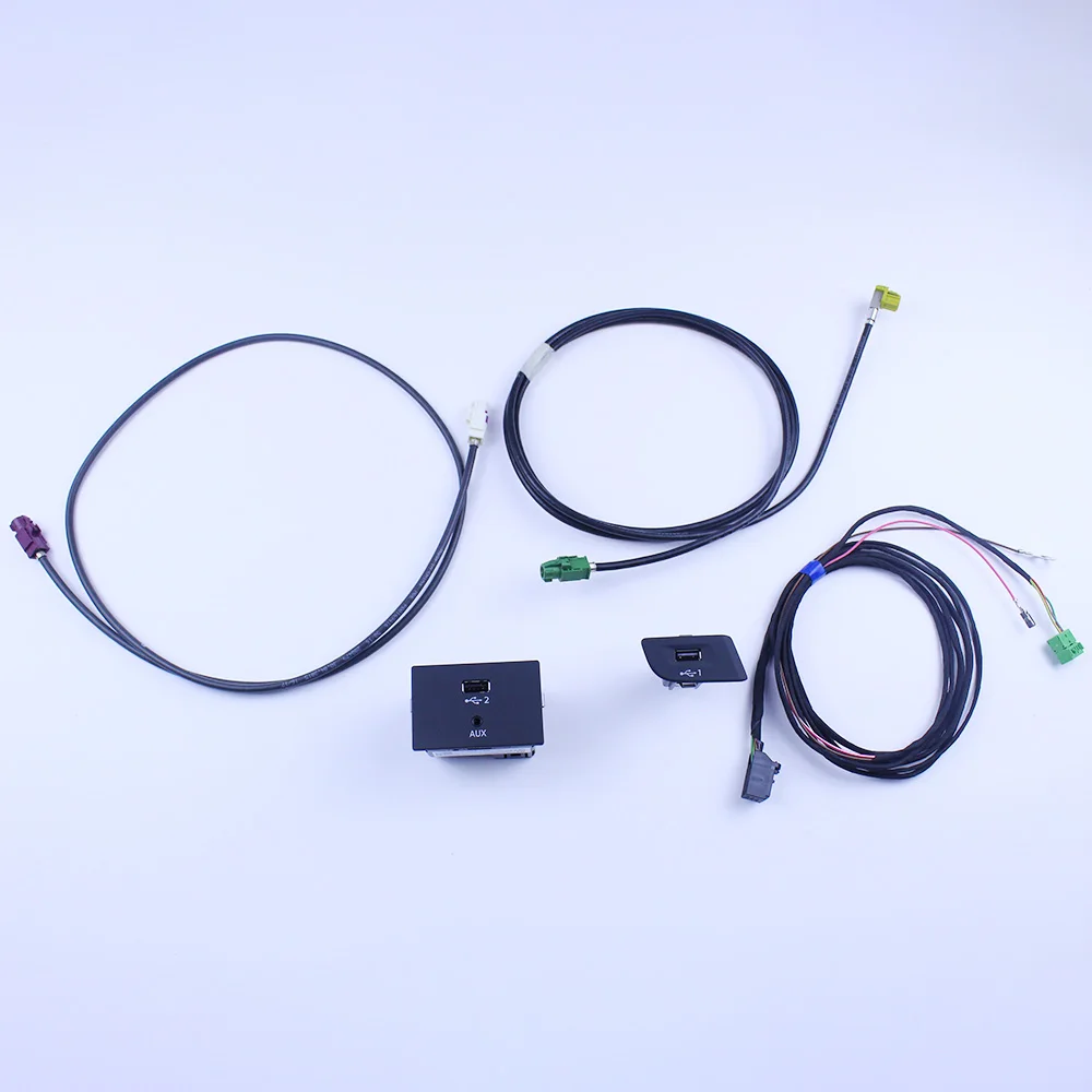 

Для Audi A3 Q2l S3 RS3 интерфейс Carplay, USB разъем, подлокотник Aux Jack 1CPS