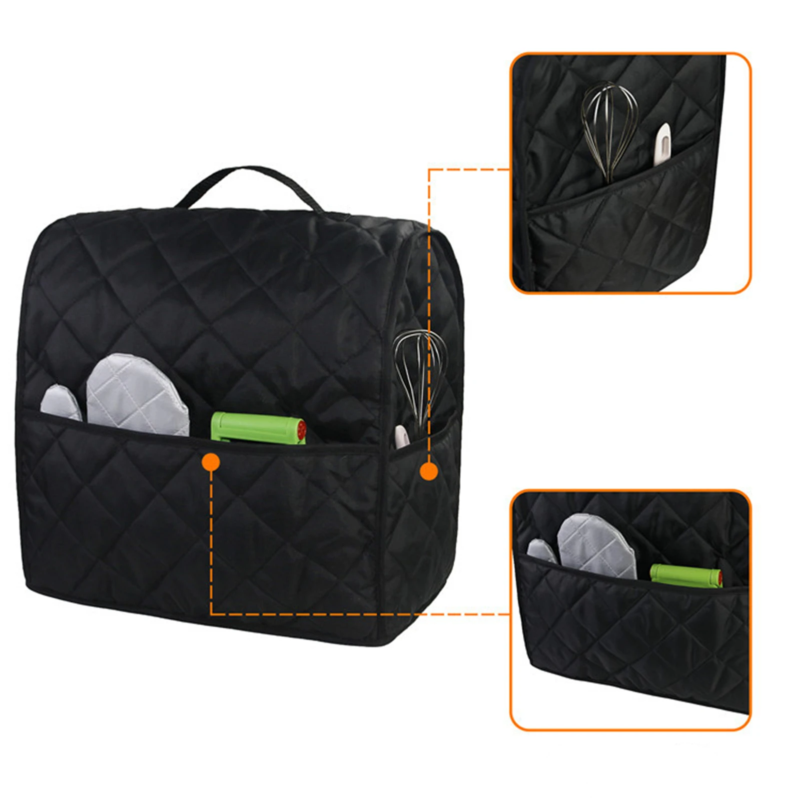 Stand Mixer Cover for KitchenAid Tilt Head 4.5-5 Quart Blender Dust Cover with Pocket for Household Gadgets Accessories