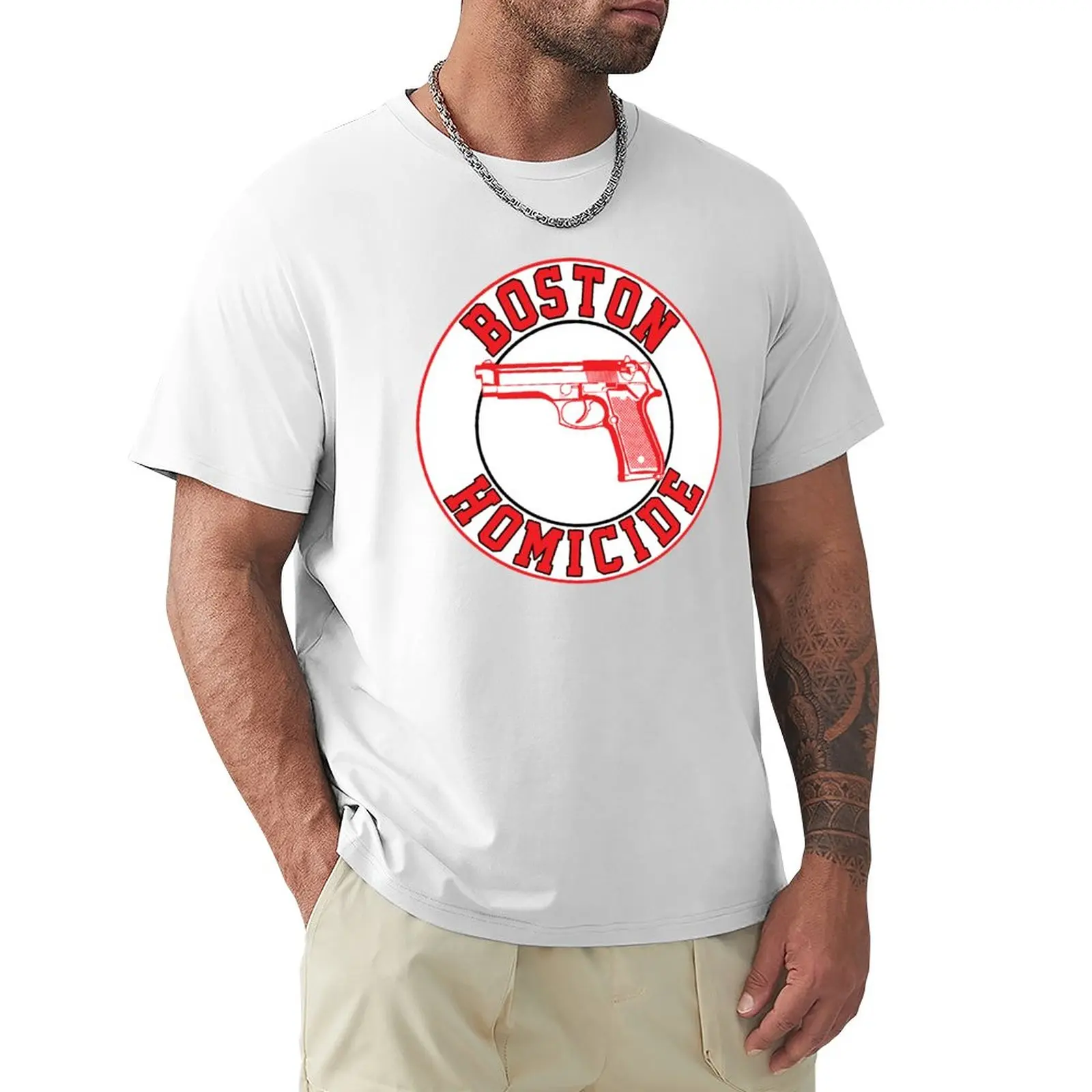 

Boston Homicide T-Shirt funny t shirt T-shirt for a boy black t shirts men clothing