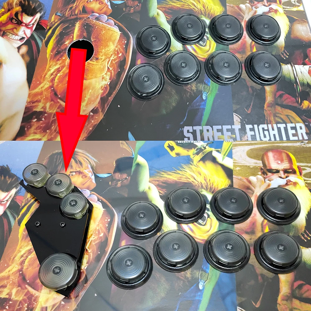 Рисунок 4 - Запасные кнопки для переключения Hitbox WASD